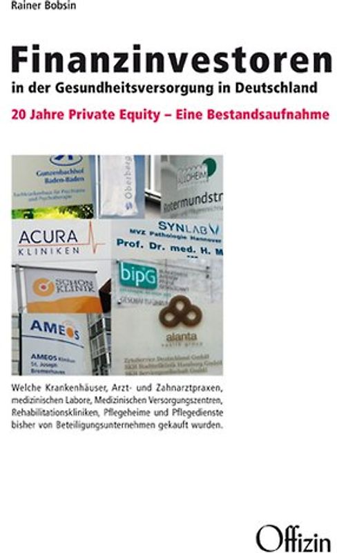 Finanzinvestoren in der Gesundheitsversorgung in Deutschland