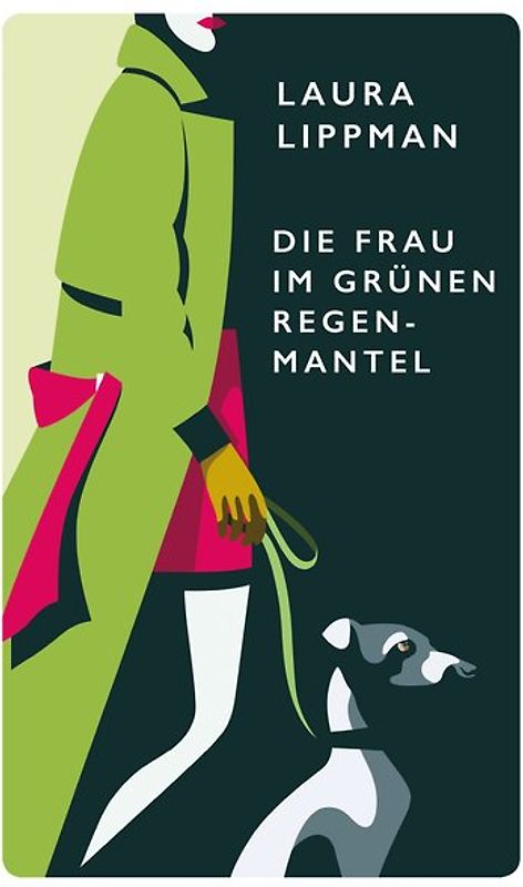 Die Frau im grünen Regenmantel