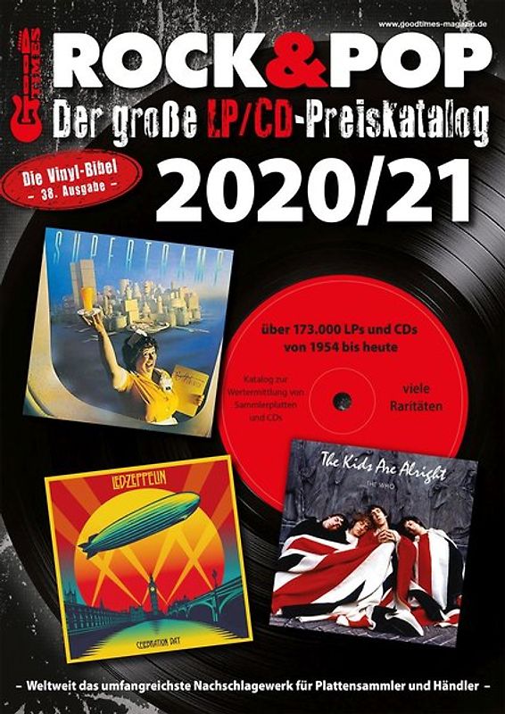 Der große Rock & Pop LP/CD Preiskatalog 2020/21
