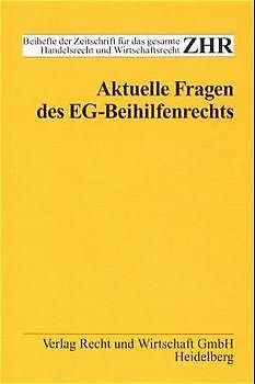 Aktuelle Fragen des EG-Beihilfenrechts