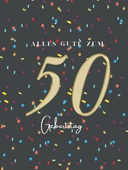 Gästebuch 50 Geburtstag: Buch zum Eintragen für Glückwünsche und die schönsten Fotos der Gäste I Geschenk für Frau oder Mann I Geschenkidee 50. Geburtstag