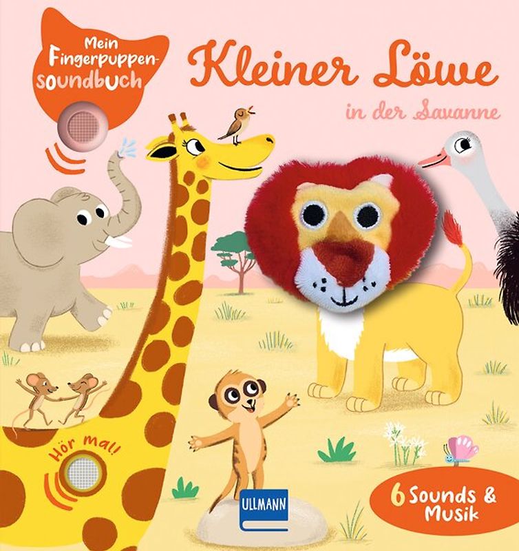 Mein Fingerpuppen-Soundbuch - Kleiner Löwe in der Savanne