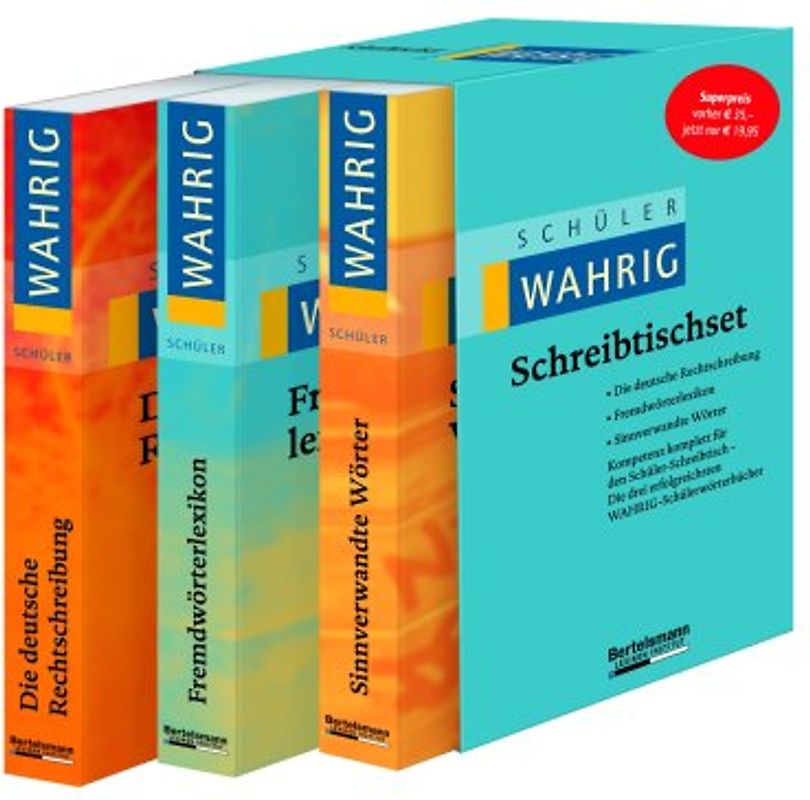 Schüler-Wahrig Schreibtischset