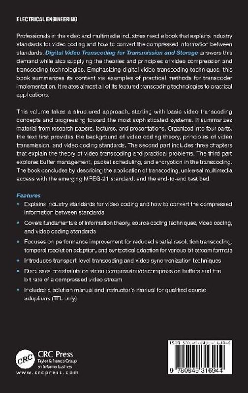Digital Video Transcoding for Transmission and Storage