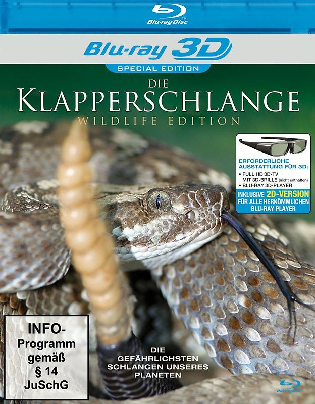 Die Klapperschlange - Wildlife Edition [3D Blu-ray] [Special Edition] 3D Blu-ray Disc