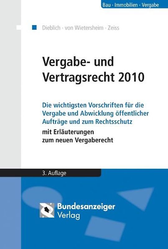 Vergabe- und Vertragsrecht 2010