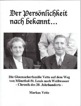 Der Persönlichkeit nach bekannt