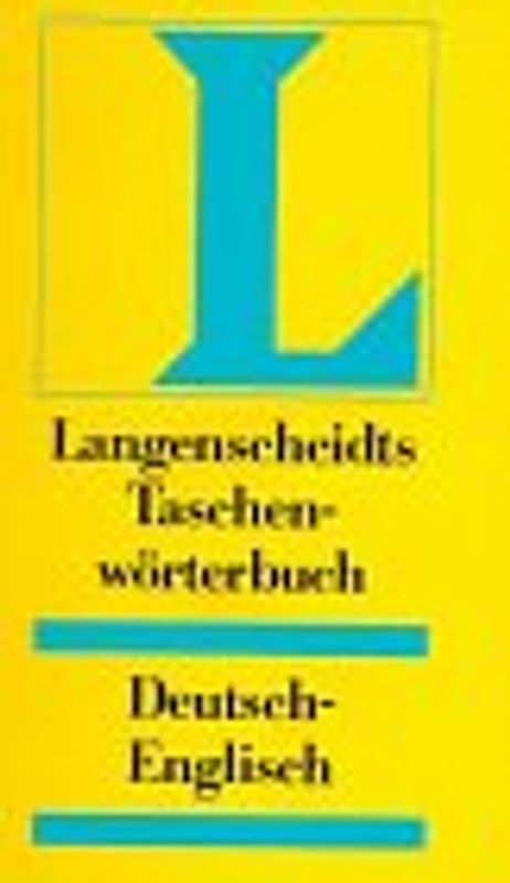 Langenscheidt Taschenwörterbücher. Deutsch-Englisch