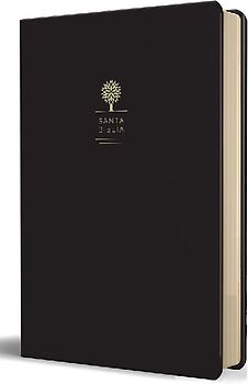 Santa Biblia Rvr 1960 - Letra Grande, Imitación Piel Negra Con Imágenes de Tierra Santa / Spanish Holy Bible Rvr 1960 - Large Print