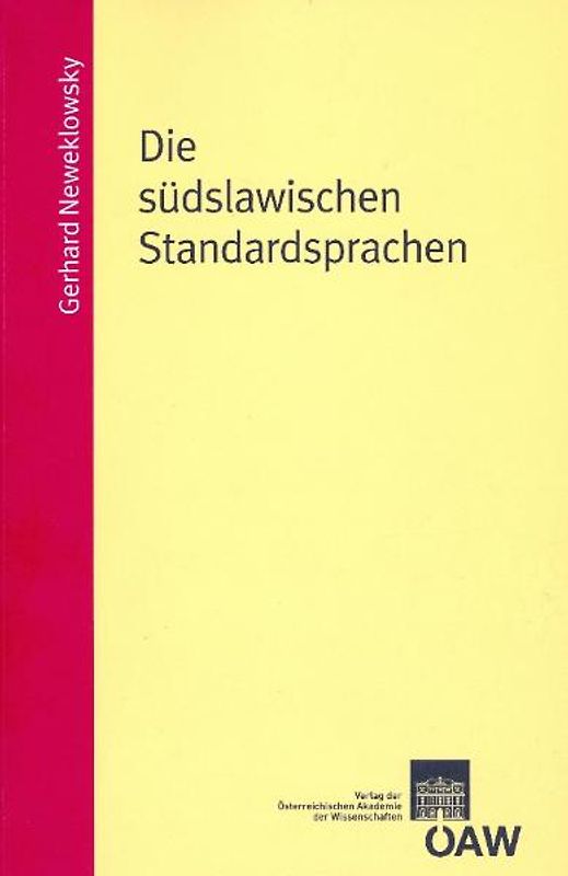 Die südslawischen Standardsprachen