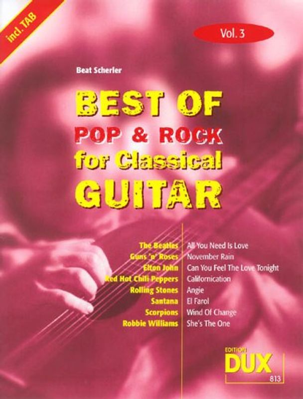 Best Of Pop & Rock for Classical Guitar 3