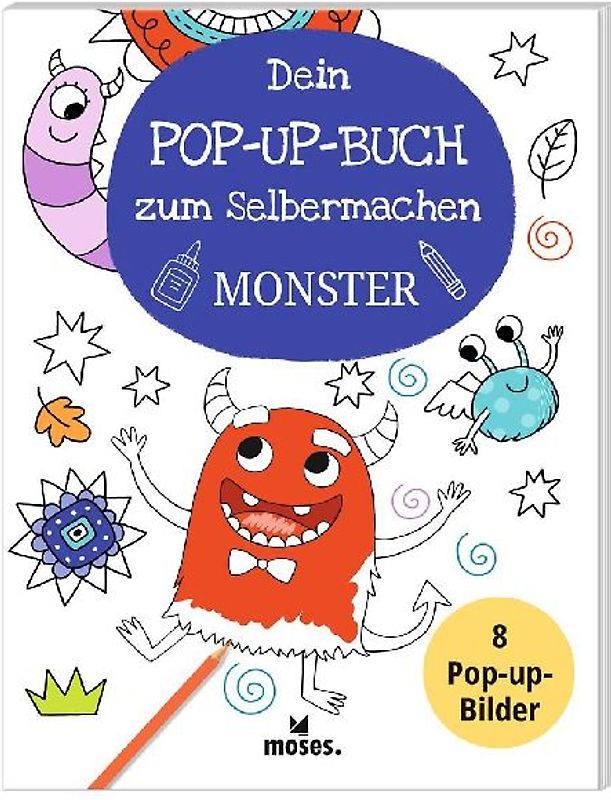 Dein Pop-Up-Buch zum Selbermachen - Monster