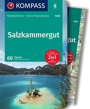 KOMPASS Wanderführer Salzkammergut, 60 Touren mit Extra-Tourenkarte