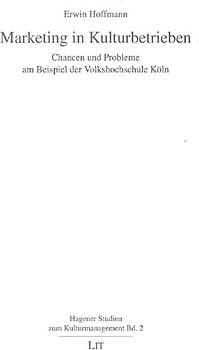 Marketing in Kulturbetrieben