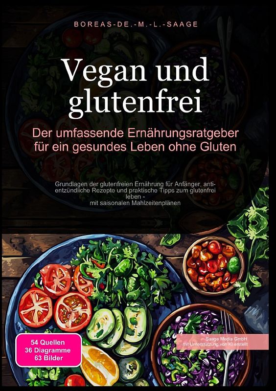 Glutenfrei (DE) / Vegan und glutenfrei: Der umfassende Ernährungsratgeber für ein gesundes Leben ohne Gluten