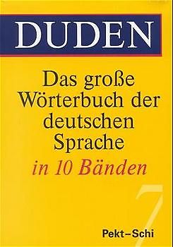 Duden - Das große Wörterbuch der deutschen Sprache in zehn Bänden - Band 7