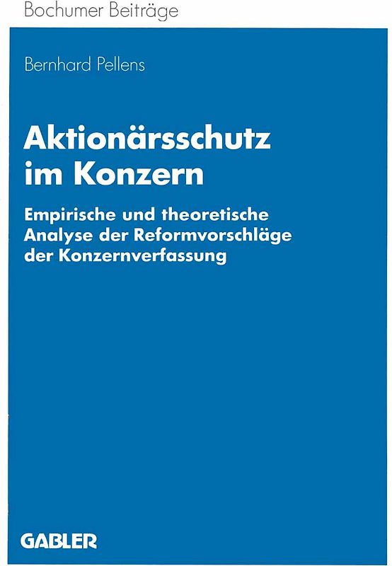 Aktionärsschutz im Konzern