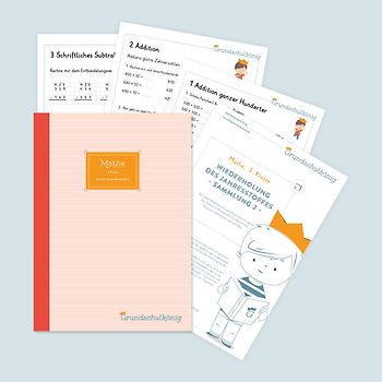 Grundschule - Mathe, 3. Klasse: Wiederholung des Jahresstoffs - Teil 2
