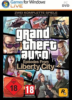 Grand Theft Auto IV: Episodes from Liberty City [2 Discs, inkl. The Lost and the Damned & The Ballad of Gay Tony] PC Spiele
