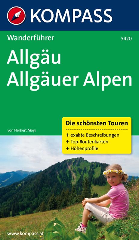 Allgäu - Allgäuer Alpen. Wanderführer mit Tourenkarten und Höhenprofilen