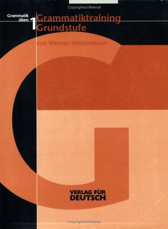 Grammatiktraining Grundstufe