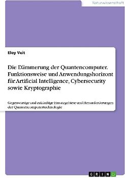Die Dämmerung der Quantencomputer. Funktionsweise und Anwendungshorizont für Artificial Intelligence, Cybersecurity sowie Kryptographie
