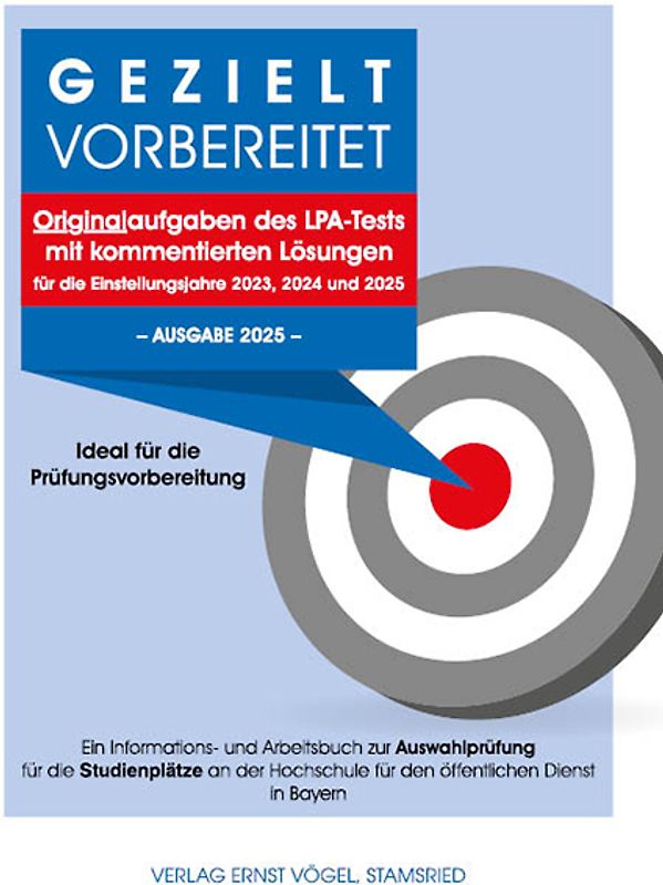 Gezielt vorbereitet - Originalaufgaben des LPA-Tests mit kommentierten Lösungen - Ideal für die Prüfungsvorbereitung