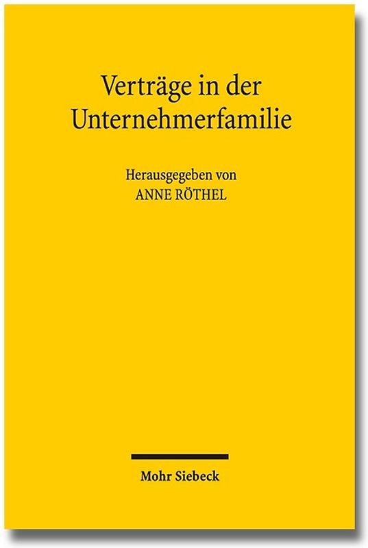 Verträge in der Unternehmerfamilie