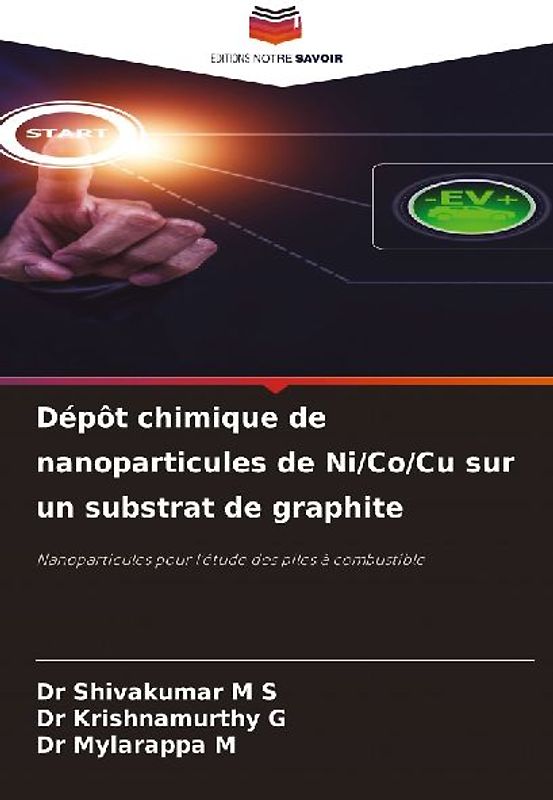 Dépôt chimique de nanoparticules de Ni/Co/Cu sur un substrat de graphite