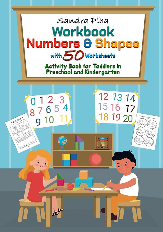 Workbook Numbers & Shapes with 50 Worksheets
