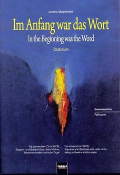 Im Anfang war das Wort. Gesamtpartitur