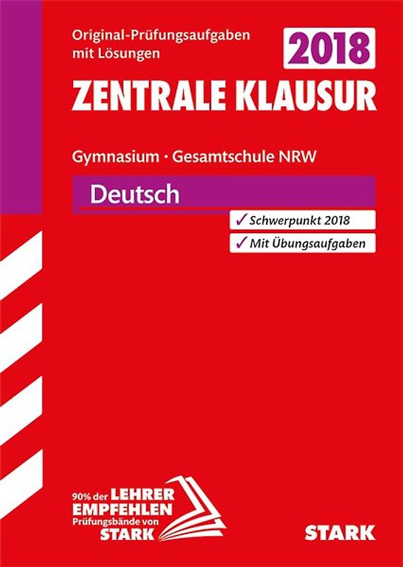 STARK Zentrale Klausur Gymnasium NRW 2019 - Deutsch