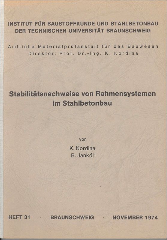 Stabilitätsnachweise von Rahmensystemen im Stahlbetonbau