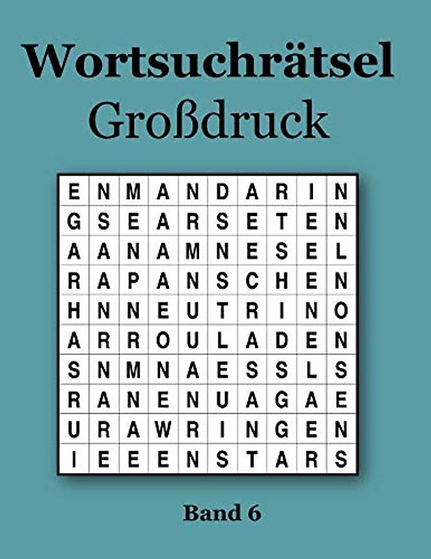 Wortsuchrätsel Großdruck Band 6