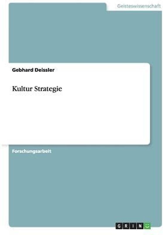 Kultur Strategie