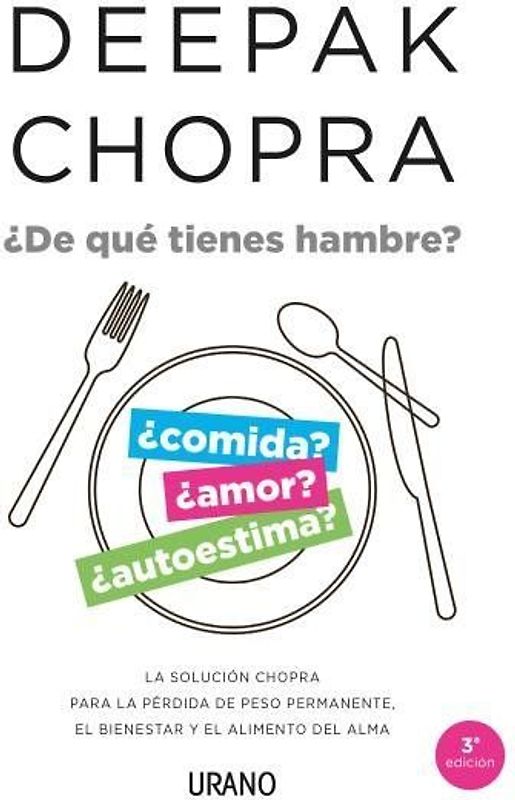 ¿De qué tienes hambre? : la solución Chopra para la pérdida de peso permanente, el bienestar y el alimento del alma