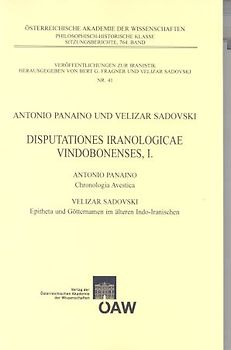 Disputationes Iranologicae Vindobonensis, I.