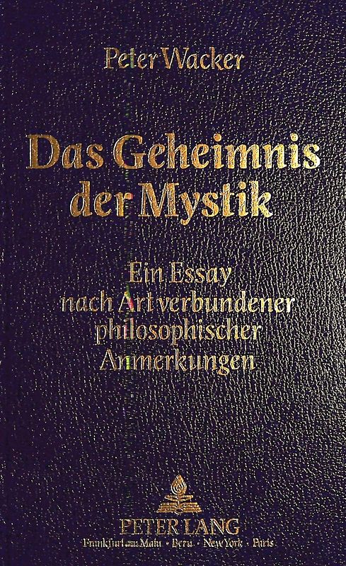 Das Geheimnis der Mystik