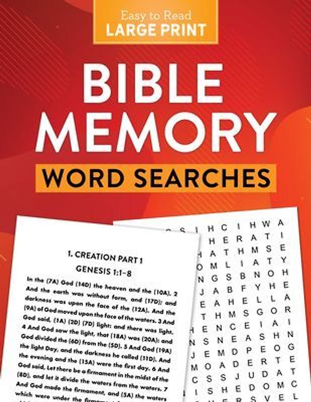 Bible Memory Word Searches Large Print