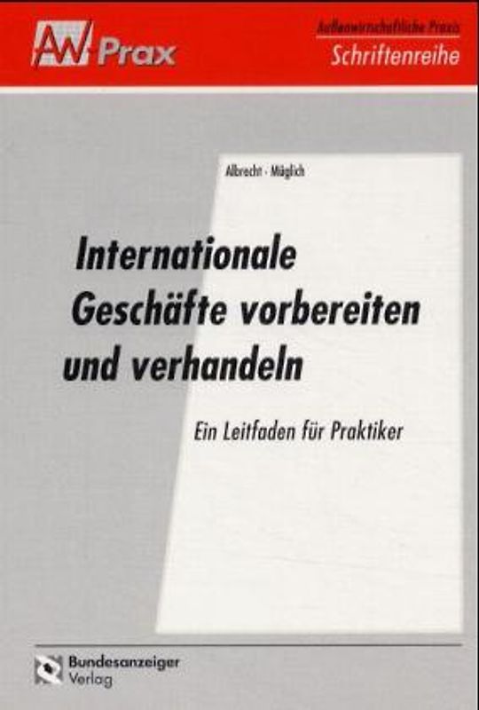 Internationale Geschäfte vorbereiten und verhandeln