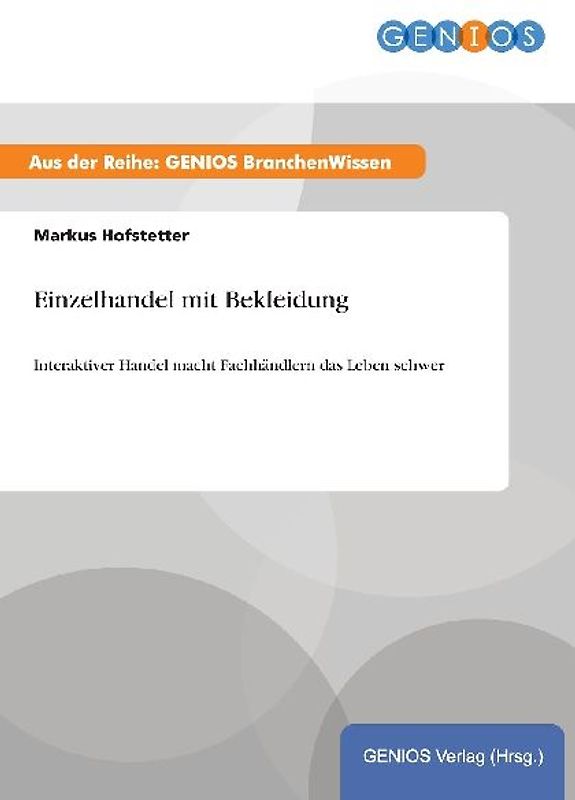 Einzelhandel mit Bekleidung