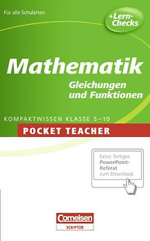 Pocket Teacher - Sekundarstufe I - Neue Ausgabe / Mathematik