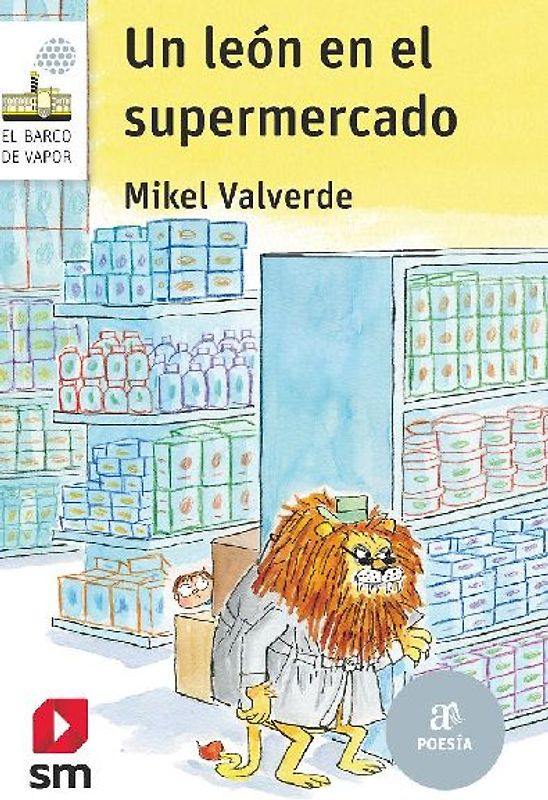 Un león en el supermercado