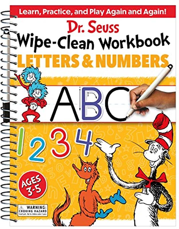 Dr. Seuss Wipe-Clean Workbook: Letters and Numbers