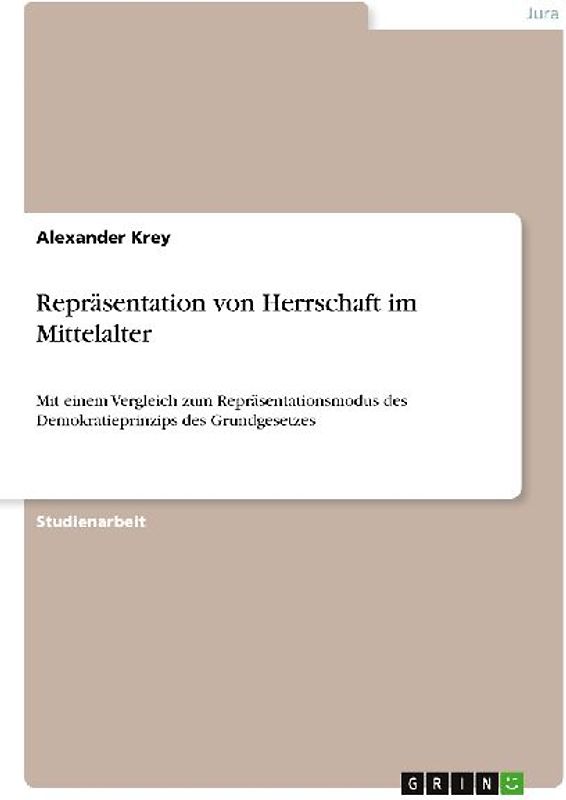 Repräsentation von Herrschaft im Mittelalter