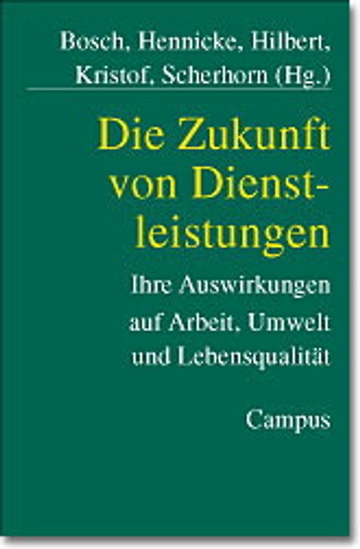 Die Zukunft von Dienstleistungen