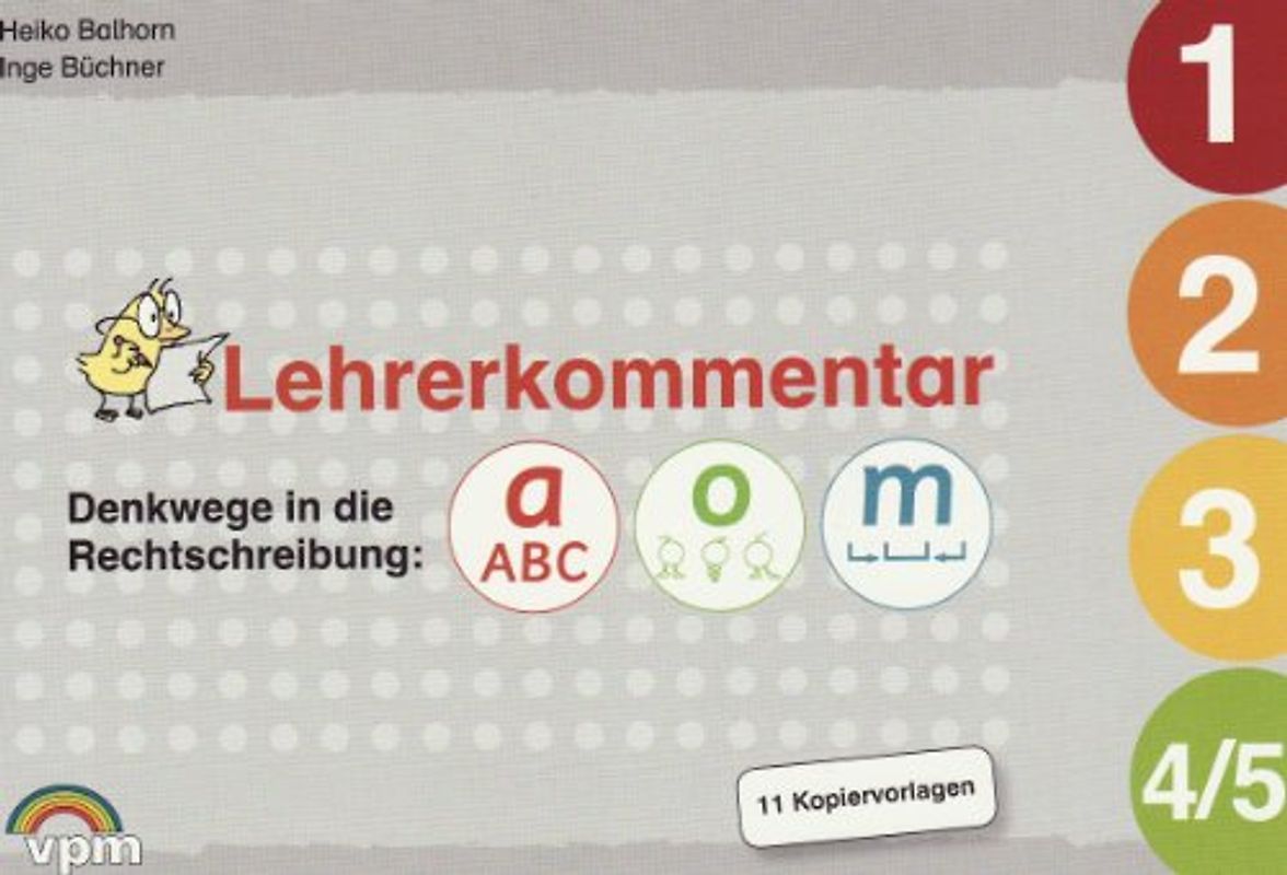 Denkwege in die Rechtschreibung: a-o-m 1-6
