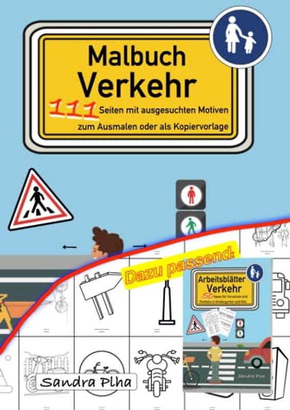 KitaFix-Kreativ: Malbuch Verkehr: 111 Seiten mit ausgesuchten Motiven zum Ausmalen oder als Kopiervorlage
