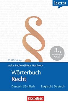 Lextra - Englisch - Fachwörterbücher / Wörterbuch Recht