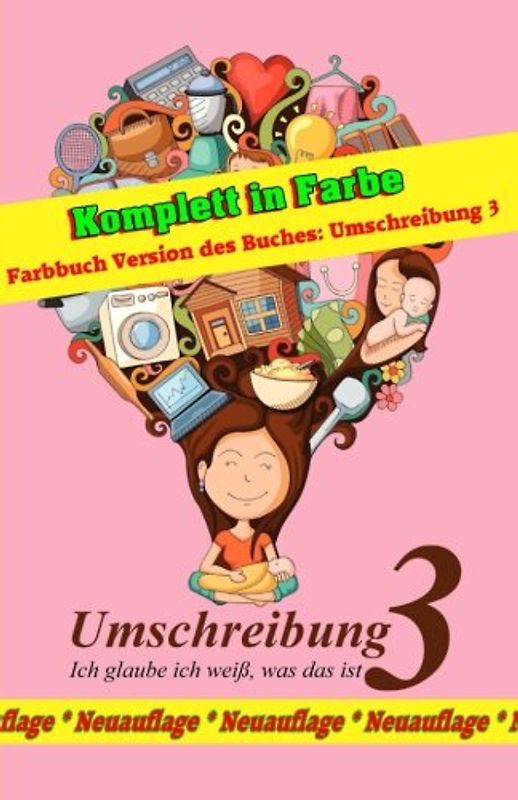 Umschreibung: Farbbuch Version des Buches Umschreibung 3 (Seniorenbeschäftigung)
